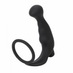 Male Climax Delay Prostate Massager Anal Vibrator Tail Anal Cock Ring For Men New Arrival