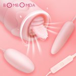 Tongue Vibrator USB Power Oral Sex Licking Clitoris Stimulator Vibrating Egg G-spot Massage Vibrator Sex Toys for Women Sex Shop