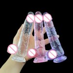 товары для взрослых секс игрушки sexoshop Sex Dildo for women Adult Sex toys Jelly with Strong Suction Cup Flexible Comp
