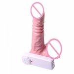 New Flexible Thrusting Dildo Realistic, Suction dildo Real Penis with Testis Glans Dildo Vibrator, Conslador Sex Toys For Woman.