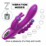 Rabbit vibrator 12 Frequency g-spot vibrator sex toy for Women Clitoral G-spot Vibration Waterproof Female Masturbators