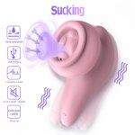 Clit Sucker Vibrator Tongue Oral Toy Vibrating Nipple Sucking Blowjob Clitoris Stimulator Adults Sex Toys for Woman Masturbator