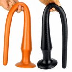 Super Long Large Butt Plug Anal Sex Toys ,Silicone Dildo For Vaginal Anal Dilator Masturbator Prostate Massage For Gay Man Women