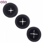 3Pcs Glans Protector Cap for Penis Extender Enlarger Vacuum Pump Sex Toys Men Accessory Different Size Silicone Sleeves for Pump