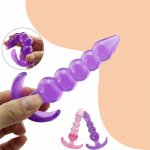 Sex Products Butt Plug Anal Plug Beads G Spot Prostate Massager Masturbator No Vibrator Erotic Adult Sex Toys For Woman Sex Shop