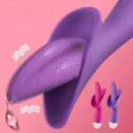 Tongue Vibrator Oral Sex For Women Female Masturbator Clitoris Pussy Stimulator Vagina Nipple Massager Erotic Sex Toy For Adult