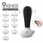 9 Speed Vibrating Prostate Massager Wireless Remote Anal Plugs Vibration USB Charging G-spot Vibrator Male Masturbation Sex Toys