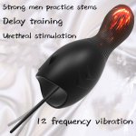 Urethra Sound Dilator Sex Toy for Men Urethral Vibrator Catheter Penis Plug Oral Climax Sex Glans Stimulate Massager Sex Toys