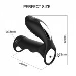 Vibrating Penis Ring Delay Ejaculation Cock Ring Clitoris G spot Stimulator Anal Dildo Vibrator Sex Toys for Woman Men