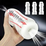 2020 Male Masturbator Real Vagina Pocket Pussy Top Stroker Cup Soft Silicone Artificial Adult Products Safer Sex Toys For Men