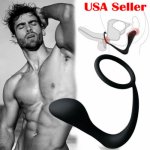 Good Healthy Anal Plug Male Prostate Massager Anus Ring Silicone Portable for Men Adult Toys