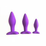 3pcs/set Silicone Anal Plug Unisex Sex Toys Anal Training Kit Prostate Massager Butt Plug Adult Erotic Sex Toys Anal Dilator