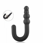 Silicone Anal Plug Walking Stick Anal Pull Beads Prostate Massager Dildo Butt Plug Adult Sex Toys For Woman Men Gay Masturbators