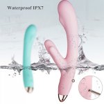 8 Speeds Rabbit Vibrator Smart Warm Heating G Spot Dildo Female Clitoris Stimulator AV Wand USB Rechargeable Sex Toys for Women
