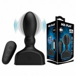 Wireless Control Inflatable Air Pump Vibrator Butt Plug Expansion G Spot Anal Dildo Prostate Massager Sex Toys For Women Men
