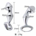 Anchor Metal Plugs For Men And Women When Going Out Sex Toys Anal Dilatation Anal Hand-held Anal Plugs