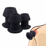 Male Toys Hollow Anal Butt Plug Prostate Massager Dildo Silicone Anal Dilator Anus Expander Sex Toys for Man Adults Masturbator