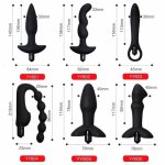 YEAIN 10 Speeds Silicone Anal Vibrator Prostate Massager Big Butt Plug Prostate Vibrator Anal Dilator Anal Sex Toys For Men