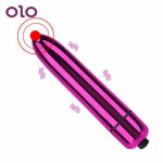 OLO Mini Bullet Vibrator Portable Clitoris Stimulator AV Stick Single Speed Sex Shop Sex Toys for Women Sex Products