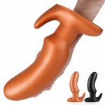 Soft Silicone Anal Plug Big Long Butt Masturbator Anus Massager G-spot Clit Stimulator Erotic Adult Sex Toys for Woman and Man