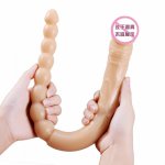 Super Long Double Head Simulation Dildo For Men And Women With Masturbation Gay Fake Penis Sex Toys Adult Products Masturbator
