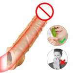 Reusable Condom Enlargement Condoms time delay Soft Silicone Penis Sleeve Realistic Dildos Penis Extender Sex Toys For Me
