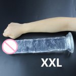 Strong Suction Cup Dildo Toy For Adult Erotic Soft Jelly Dildo Anal Butt Plug Realistic Penis G-spot Orgasm Sex Toys For Woman