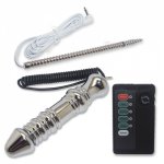 1set Urethral Catheter Sound Electric Stainless Steel Prostate Masturbator Anal Plug with Host Electric Shock Fetish Sex Toys