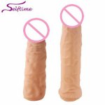 Realistic Dildos for Women Flexible Big Male Penis Sleeve Penis Enlargement Penis Extender Adult Sex Products Sex Toys For Woman