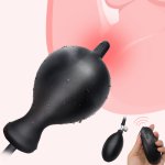 10 Speeds Vibrating Inflatable Butt Plug Huge Anal Dildo Vibrator Dilator Pump Sex Toys For Anal Expander Big Butt Plug Vibrador