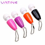 VATINE Erotic Products Adult Sex Toys for Women Clitoris Stimulator Vibrator Mini AV Magic Massager Stick  5 colors