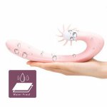 Multi Frequency G Spot Licking Nipple Vibrator Stimulator Licking Vibrator Mode Massager Vibrating Dildo Adult Toys for Women