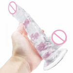 Realistic Big Dildo with Suction Cup Crystal Dildo Male Artificial Penis Dick for Women Sex Adults Toy Huge Penis Erotic Goods
