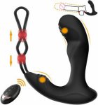 Male Prostate Massage Vibrator Penis Vibrator Anal Plug Stimulator Butt Plug Delay Ejaculation Ring Toy for Men Cheap Sex Toys