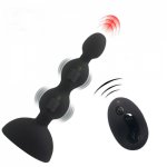 Women Anal Vibrator Sex Toys Vibrating Anal Beads Plug 10 Speeds Prostate Massager Wireless Remote Control G-spot Vibration