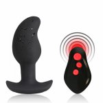 Electric Shock Vibrator anal Dildo butt Plug Wireless Remote Prostate Massager vaginal Masturbating cock Sex Toys For Women man