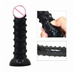 Spike Design Suction Cup Dildo Skin feeling Realistic Penis Bumpy Surface Dong  Vagina Masturbation G-spot prostate Massager