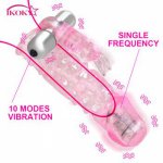 Ikoky, IKOKY Double Vibrators Condom Penis Enlargement Cock Sleeve Reusable Silicone Condoms Sex Tools For Couples Delay Ejaculation