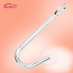 Ikoky, IKOKY Butt Anal Plug  Anal Hook Super Thick prostate massager Sex Toys For Men Women Metal Stainless Steel Adult Erotic Toys