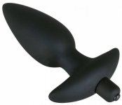 Korek analny black velvets duży z wibracjami | 100% dyskrecji | bezpieczne zakupy