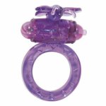 Wibrujący pierścień flutter-ring fioletowy | 100% dyskrecji | bezpieczne zakupy