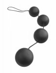 Kulki analne wibracyjne deluxe czarny | 100% dyskrecji | bezpieczne zakupy
