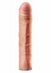 Przedłużka na penisa perfect cyberskóra (+7,5cm) cielisty | 100% dyskrecji | bezpieczne zakupy