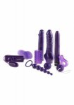 Mega zestaw erotycznych gadżetów fioletowy 9 części | 100% dyskrecji | bezpieczne zakupy