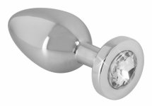 Elegancki metalowy korek analny jewel diamond s | 100% dyskrecji | bezpieczne zakupy
