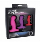 Zestaw masażerów prostaty nexus g-play+ trio | 100% dyskrecji | bezpieczne zakupy