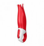 Wibrator łechtaczkowy satisfyer vibes power flower czerwony | 100% dyskrecji | bezpieczne zakupy