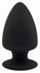 Zatyczka analna premium kształtowana 9cm czarny | 100% dyskrecji | bezpieczne zakupy