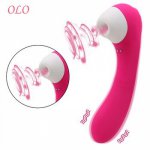 OLO Dildo Vibrators Sex Toys for Women Oral Sex Clitoris Vagina Stimulator Nipple Sucker Tongue Sucking Vibrator G Spot Massage