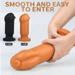 Erotic Big Dildo Liquid Silicone Anal Plug Butt Plug Huge Soft Dildo Strapon Vaginal Anal Expanders Adult Sex Shop For Couple